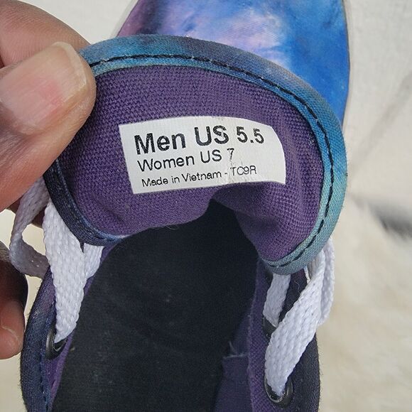 Vans space cosmic galaxy lace up sneakers Womens sz 7 Mens sz 5.5 - Picture 6 of 6